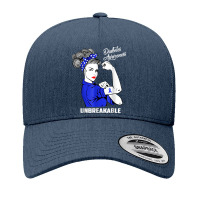 Warrior Unbreakable Woman Diabetes Awareness Support T Shirt Yupoong Trucker Cap | Artistshot