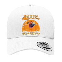 Brooms Are For Amateurs Halloween Witch Riding Flamingo Yupoong Trucker Cap | Artistshot