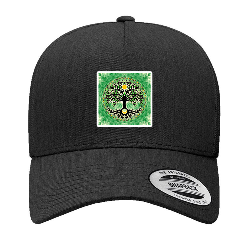 Sacred Geometry Metatrons Cube With Platonic Solids 38926410 Yupoong Trucker Cap by riska_art | Artistshot