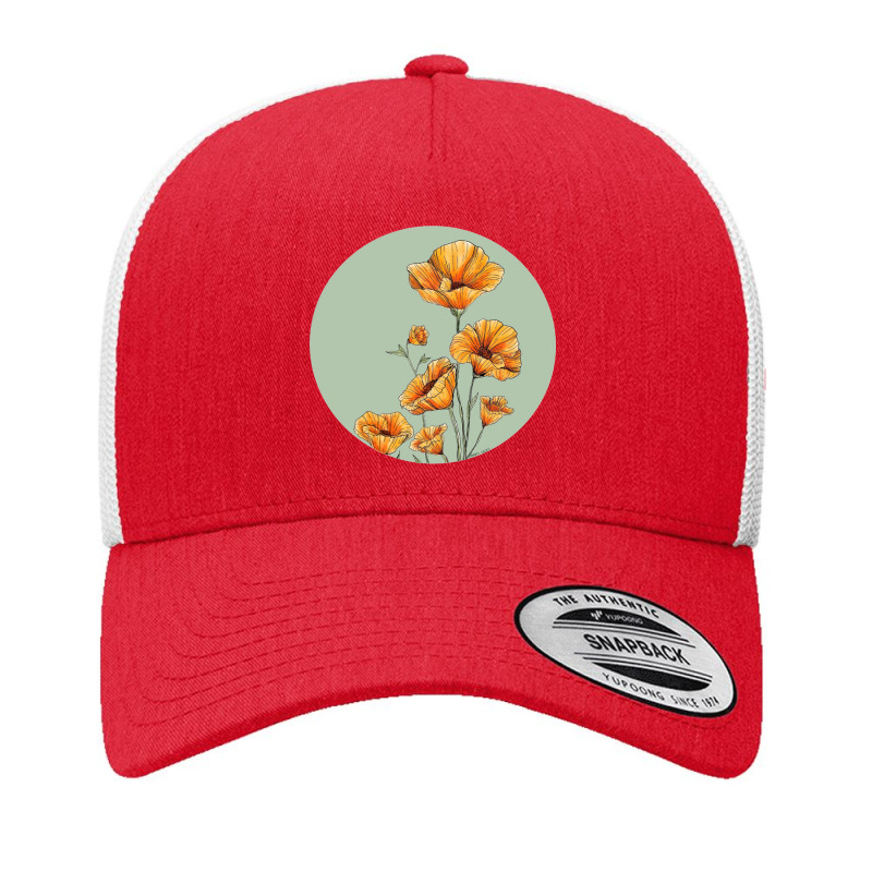 California Poppies Yupoong Trucker Cap | Artistshot