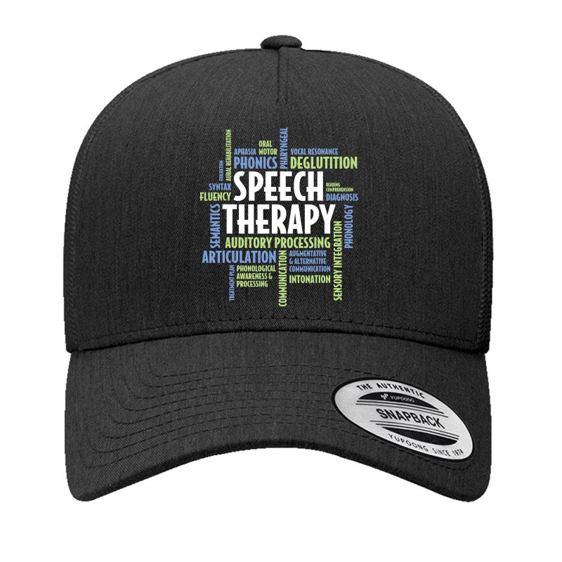 Speech Therapist Slp Language Pathologist Speech Therapy Yupoong Trucker Cap by trokeryth | Artistshot