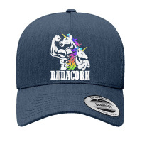 Manly Unicorn Muscle Dad And Daughter Dadacorn Fathers Day Tank Top Yupoong Trucker Cap | Artistshot