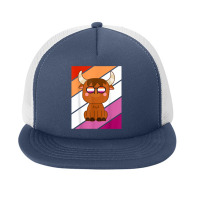 Yak With Pride Lesbian  Lgbtq Proud Ally Pride Support Foam Snapback Hat | Artistshot