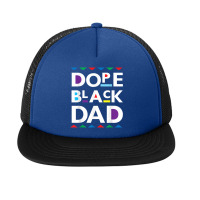 Dope Black Dad  Black History Gifdope Black Father Video Games Charact Foam Snapback Hat | Artistshot