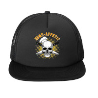 Bone Appetit Chef Funny Halloween Costume Cook Bon Appetit T Shirt Foam Snapback Hat | Artistshot