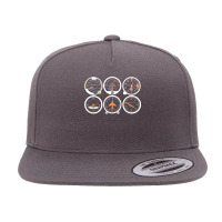 Basic Six Flight Instruments 5 Panel Snapback Cap | Artistshot