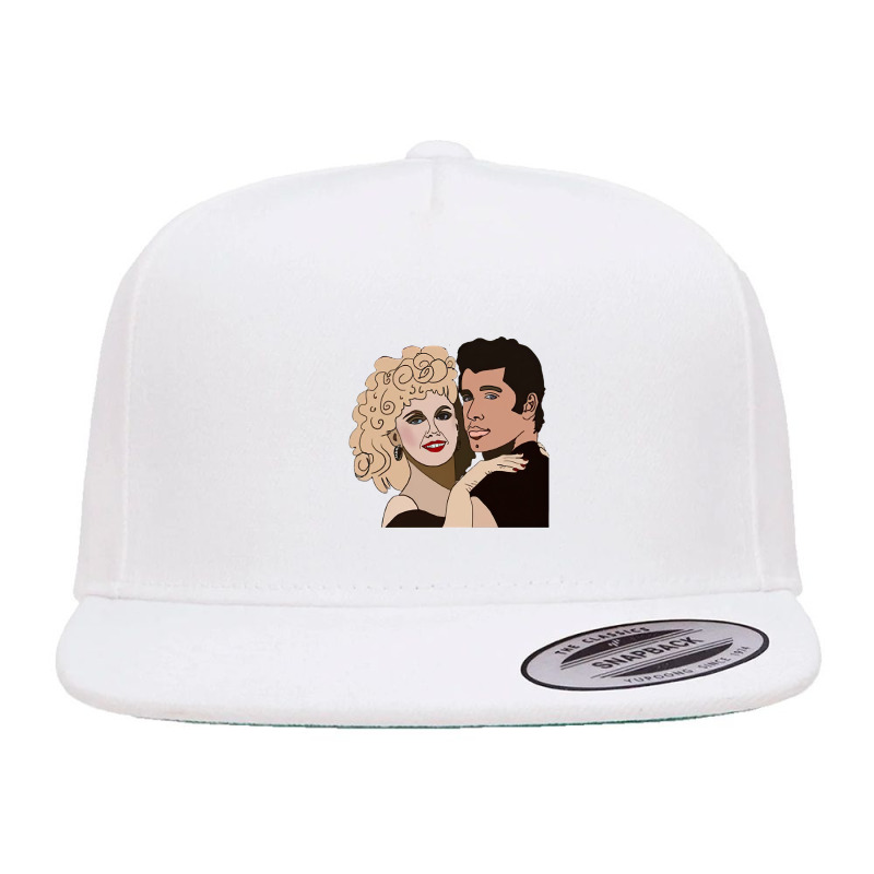 Grease Summer Couple 5 panel snapback cap by Jankonen637 | Artistshot