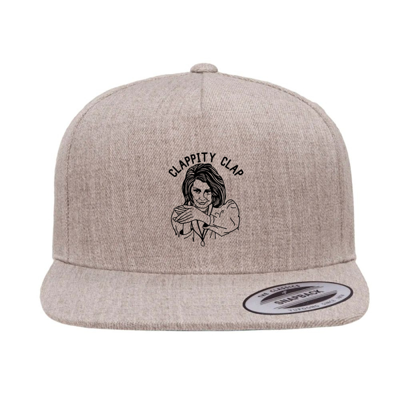 Nancy Pelosi Clappity Clap [tw] 5 Panel Snapback Cap | Artistshot