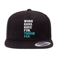 Track Coaches Discus Javelin Shot Put Hammer Throw Far T Shirt 5 Panel Snapback Cap | Artistshot