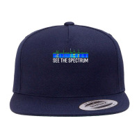 See The Spectrum Analyzer Waterfall Display Funny Ham Radio T Shirt 5 Panel Snapback Cap | Artistshot