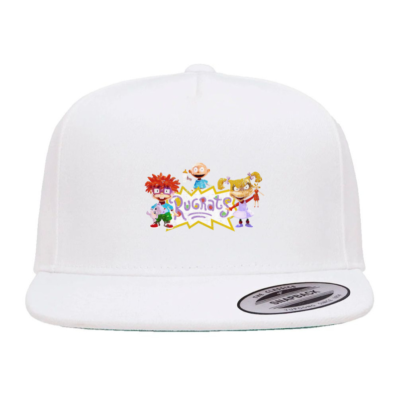 Rugrats, Distressed   Rugrats 5 panel snapback cap by sunlightafterdark | Artistshot