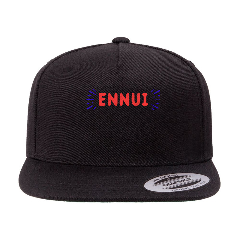 Ennui Nihilist  Nihilism 5 panel snapback cap by cm-arts | Artistshot