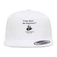 Funny Thomas Jefferson Independence Day Usa History 5 Panel Snapback Cap | Artistshot