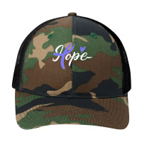 Hope   Esophageal Cancer Suppor  For Esophageal Cancer Premium Pa Trucker Cap | Artistshot