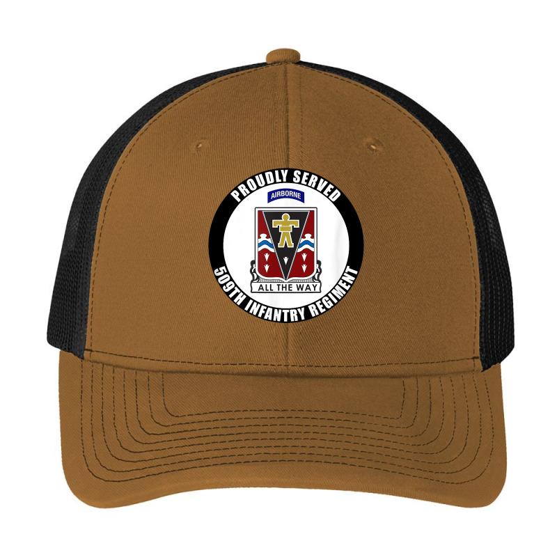 Proudly Served 509th Infantry Regiment Airborne Army Veteran T Shirt Pa Trucker Cap by cm-arts | Artistshot