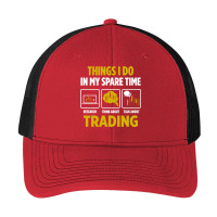 Trading Stocks Chart Analyse Funny Stock Trader Long Sleeve T Shirt Pa Trucker Cap | Artistshot