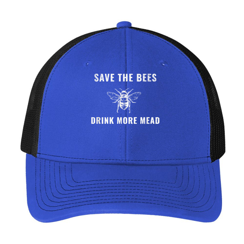 Save The Bees Drink More Mead Viking Renaissance Fair Huzzah T Shirt Pa Trucker Cap by cm-arts | Artistshot