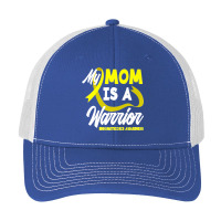 My Mom Is A Warrior Yellow Ribbon Endometriosis Awareness Premium Pa Trucker Cap | Artistshot