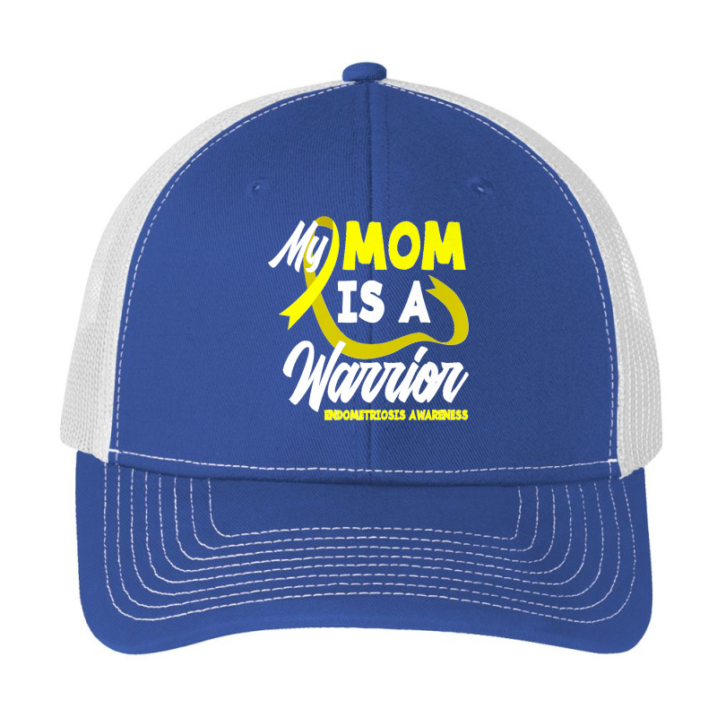 My Mom Is A Warrior Yellow Ribbon Endometriosis Awareness Premium Pa Trucker Cap by LisaMarieRangel | Artistshot