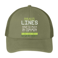 Parallel Lines Have So Much In Common Math Lovers Teacher Pa Trucker Cap | Artistshot