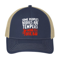 Some People's Bodies Are Temples Mine Is A Dive Bar T Shirt Pa Trucker Cap | Artistshot