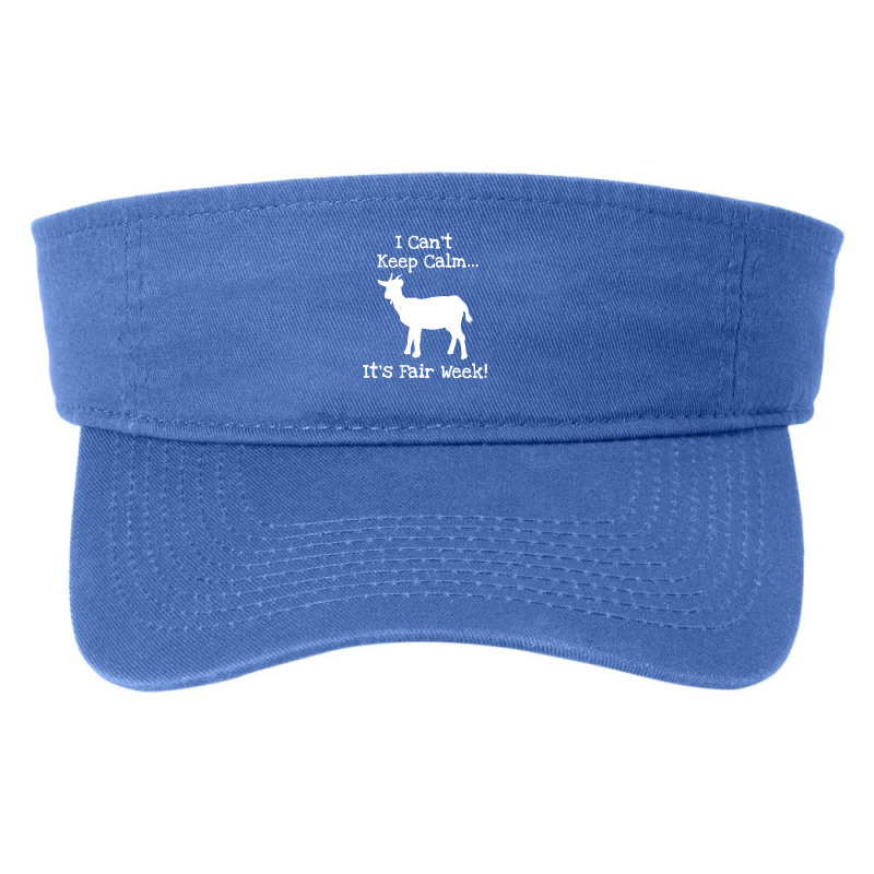 State And County Fair Show Goat Farm Animal Showing T Shirt Fashion Visor by sieuduong86 | Artistshot