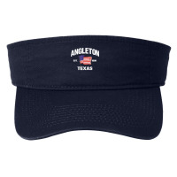 Angleton Texas Tx Usa Stars & Stripes Vintage Style Fashion Visor | Artistshot