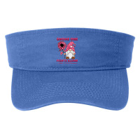 Gnome One Fight Alone Burgundy Ribbon Sickle Cell Awareness Fashion Visor | Artistshot