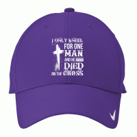 I Only Kneel For One Man And He Died On The Cross Jesus Nike Dri-fit Cap | Artistshot