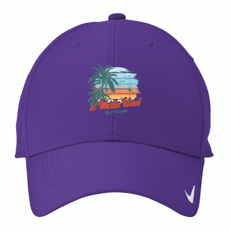 St. Martin Island Beach Shirt Lost Paradise Nike Dri-FIT Cap by sabadmscoastlw | Artistshot