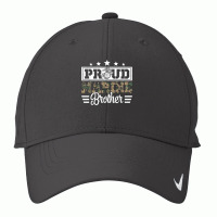 Proud Marine Brother Military Gift For Sister T Shirt Nike Dri-fit Cap | Artistshot