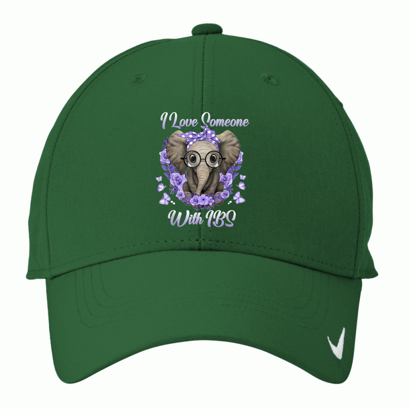 Elephant I Love Someone With Irritable Bowel Syndrome Cute Nike Dri-FIT Cap by WirtzRichard | Artistshot