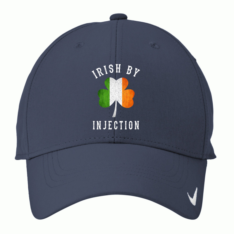 Womens Funny Irish By Injections   St Patricks Day Gift Vneck Nike Dri-fit Cap | Artistshot