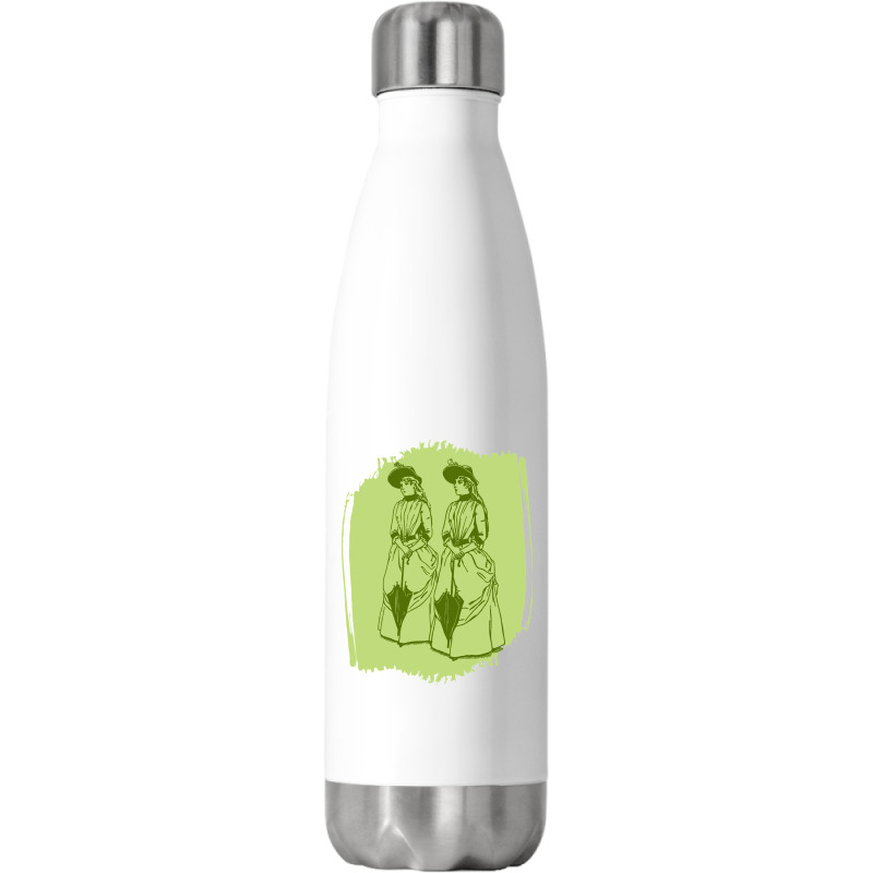 Women With Umbrellas Stainless Steel Water Bottle | Artistshot