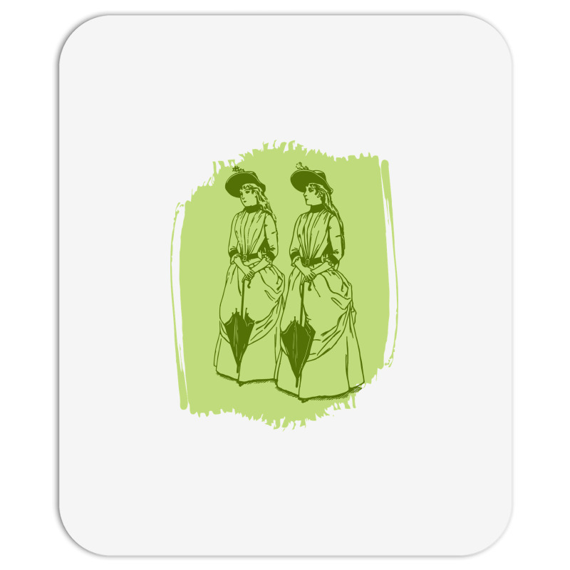 Women With Umbrellas Mousepad | Artistshot