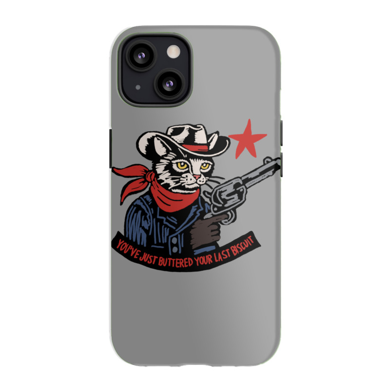 Cowboy Western Cat Iphone 13 Case | Artistshot