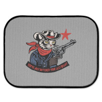 Cowboy Western Cat Rear Car Mat | Artistshot