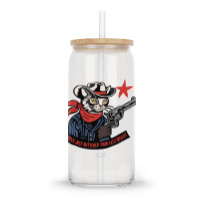 Cowboy Western Cat Glass Tumbler | Artistshot