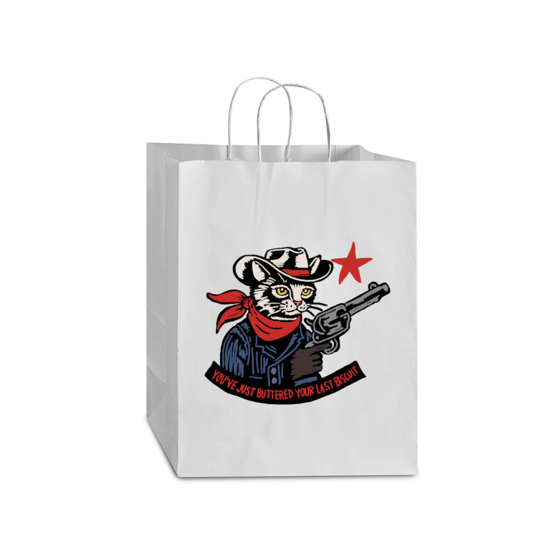 Cowboy Western Cat Mart Paper Bag -13 X 7 X 17 | Artistshot