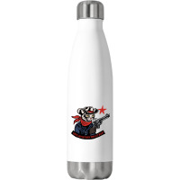 Cowboy Western Cat Stainless Steel Water Bottle | Artistshot