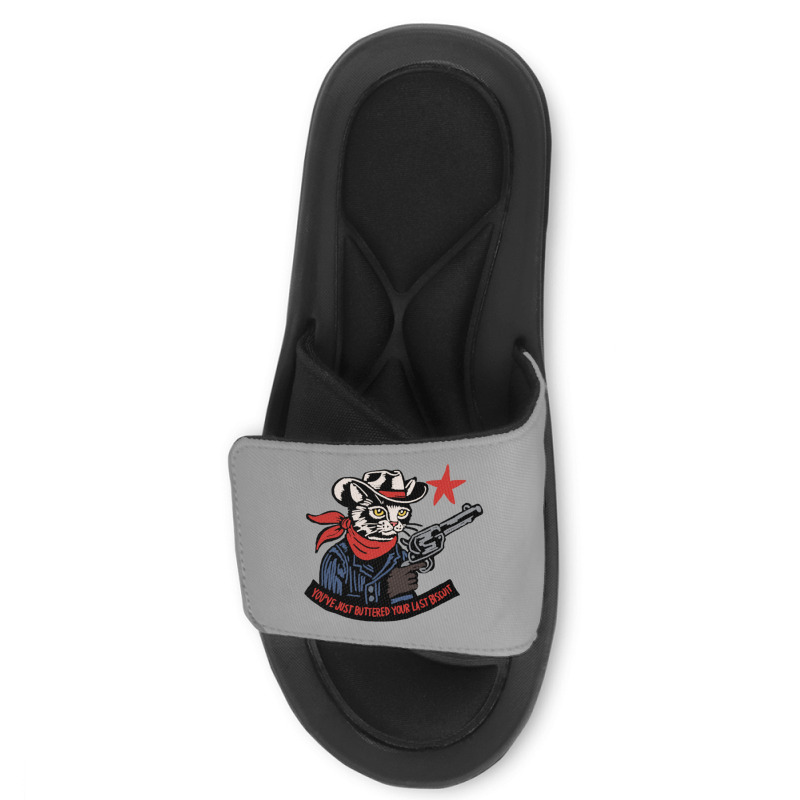 Cowboy Western Cat Slide Sandal | Artistshot