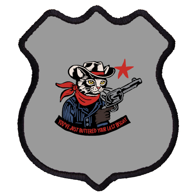 Cowboy Western Cat Shield Patch | Artistshot