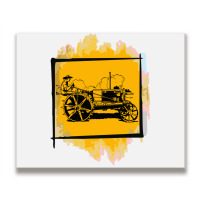 Old Tractor Metal Print Horizontal | Artistshot