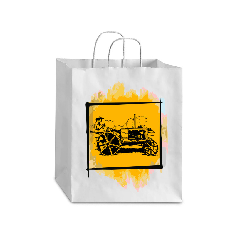 Old Tractor Debie Paper Bag - 10 X 5 X 13 | Artistshot