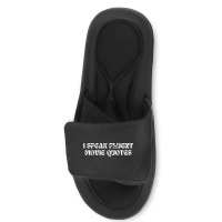 I Speak Fluent Movie Quotes Funny Sayings Slide Sandal | Artistshot