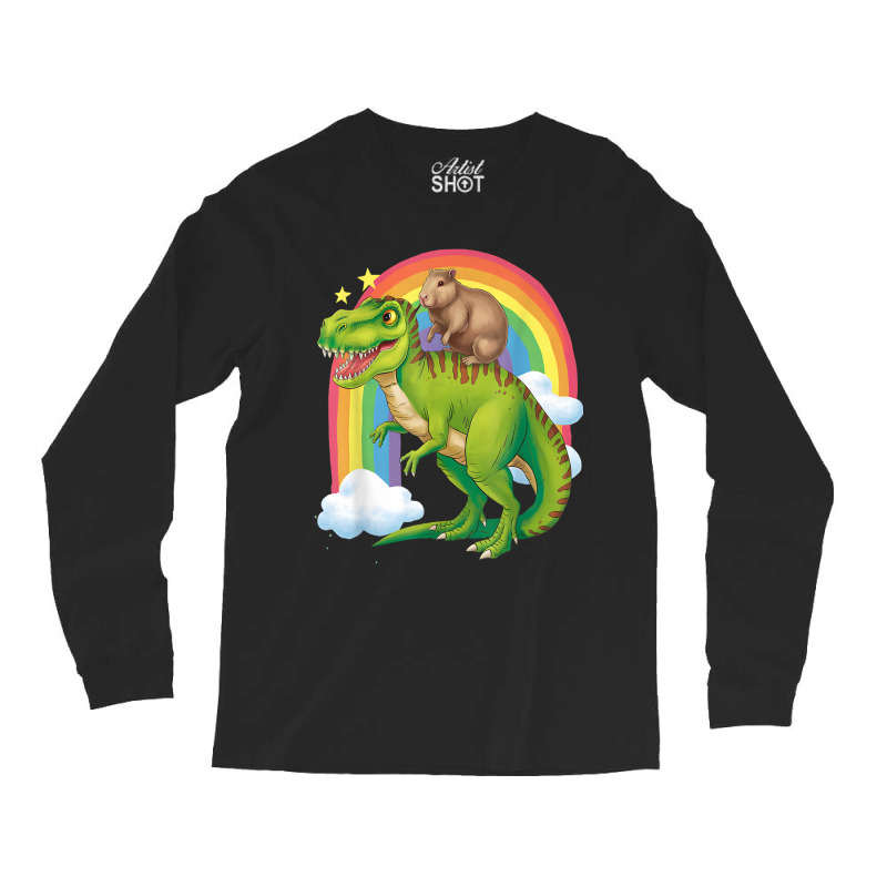 Cute Capy Lover Long Sleeve Shirts by Kasey | Artistshot