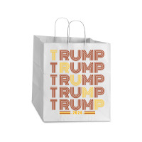 Trump 2024 Take Out Paper Bag - 14 X 10 X 15 1/2 | Artistshot