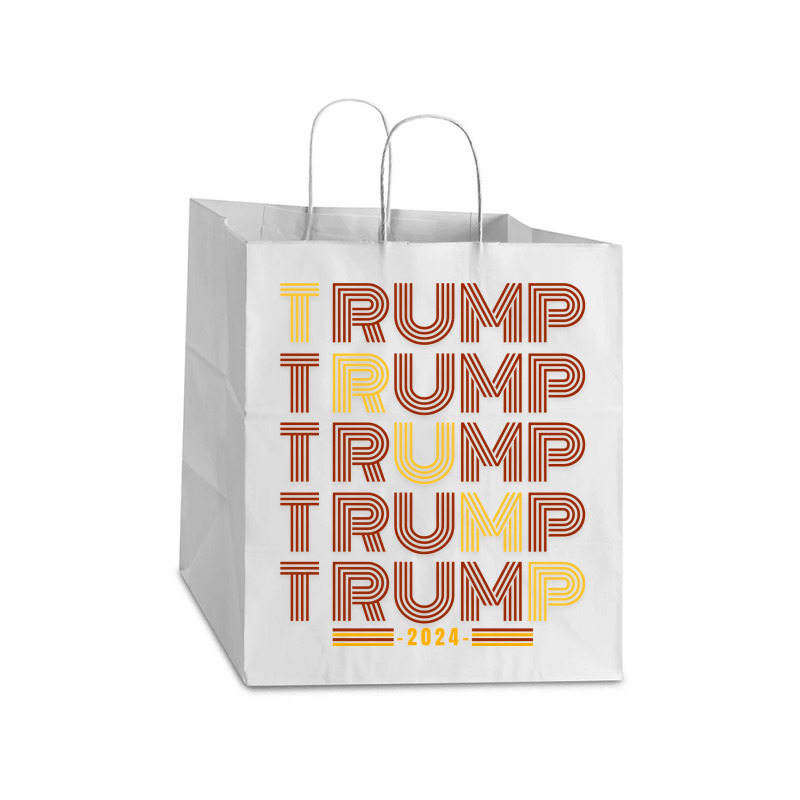 Trump 2024 Take Out Paper Bag - 14 X 10 X 15 1/2 | Artistshot