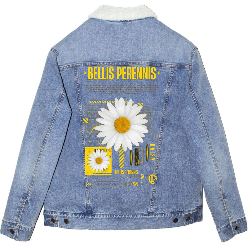 Bellis Perennis Unisex Sherpa-lined Denim Jacket | Artistshot