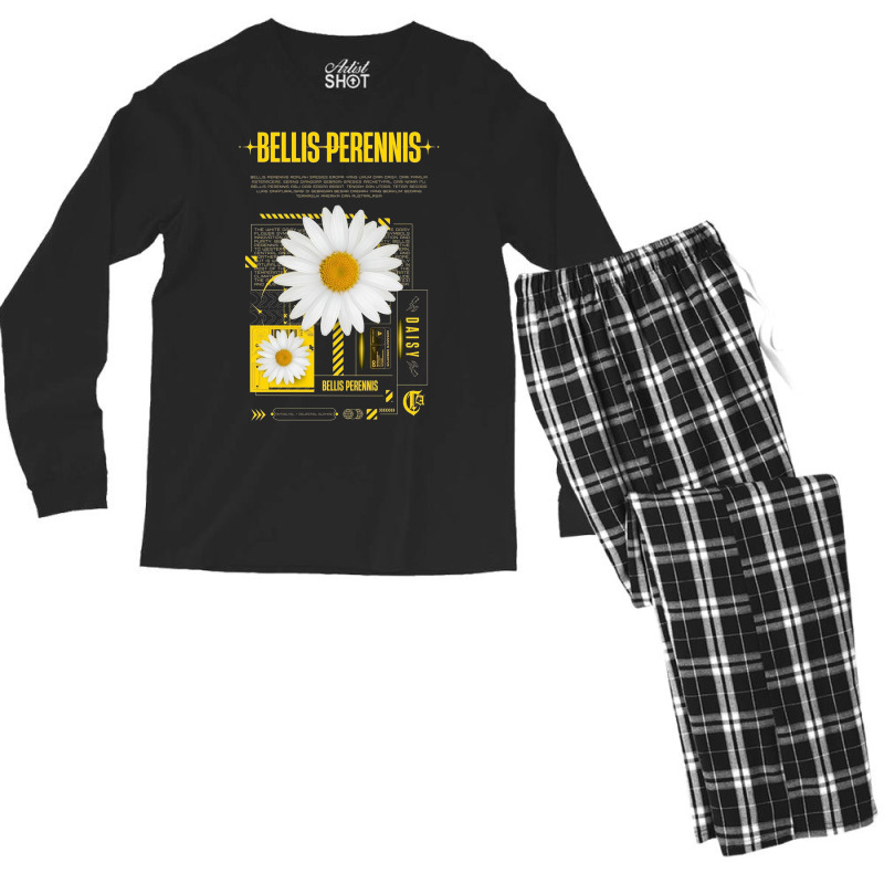 Bellis Perennis Men's Long Sleeve Pajama Set | Artistshot